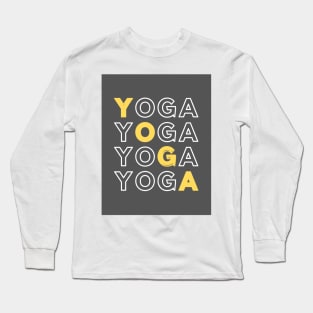 Yoga type shirt, yoga tshirt Long Sleeve T-Shirt